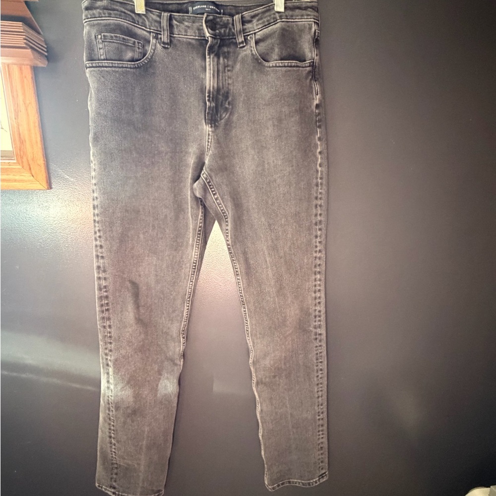 Everlane Men's Slim Straight Washed Gray Jeans